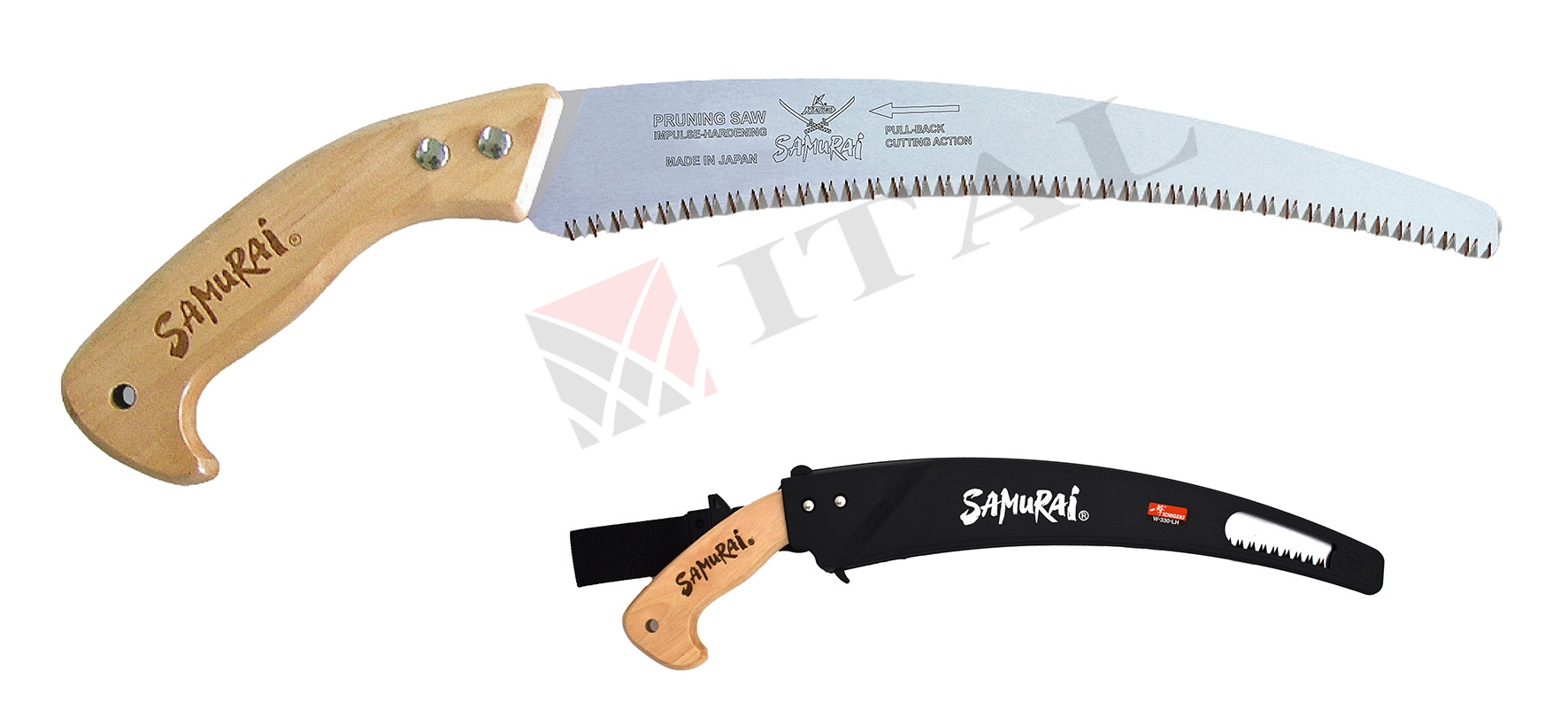 SAMURAI BUDAMA TESTERESİ 330mm/4mm AHŞAP SAPLI