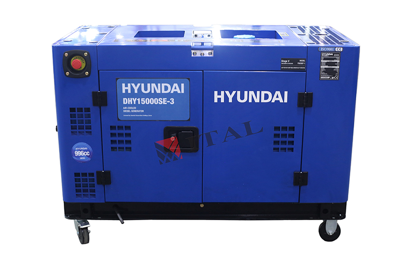 HYUNDAI JEN. DİZEL DHY15000SE-3 KABİNLİ TRİFAZ