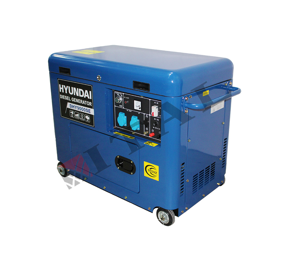 HYUNDAI JENERATÖR DİZEL DHY9000SE KABİNLİ