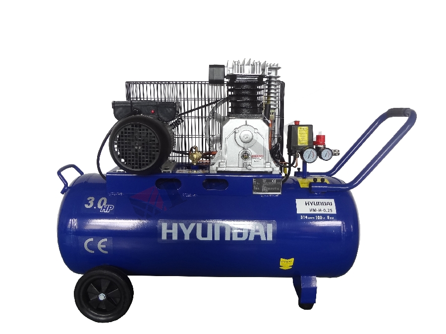 HYUNDAI KOMPRESÖR IBL2065Y(HM-H-0.25)100LT KAYIŞLI