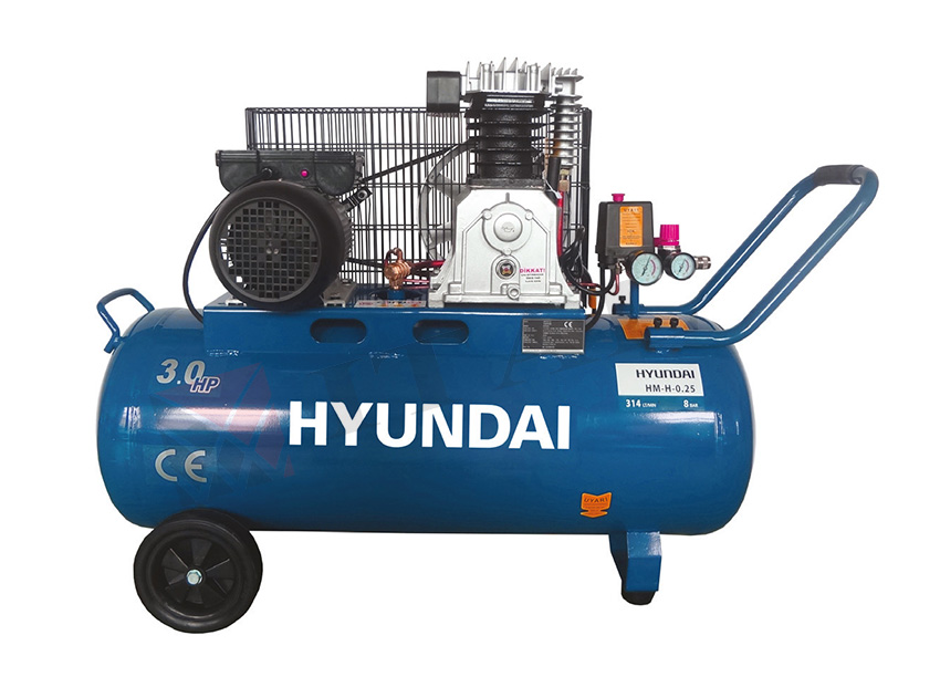 HYUNDAI KOMPRESÖR HM-H-0.25 200 L KAYIŞLI
