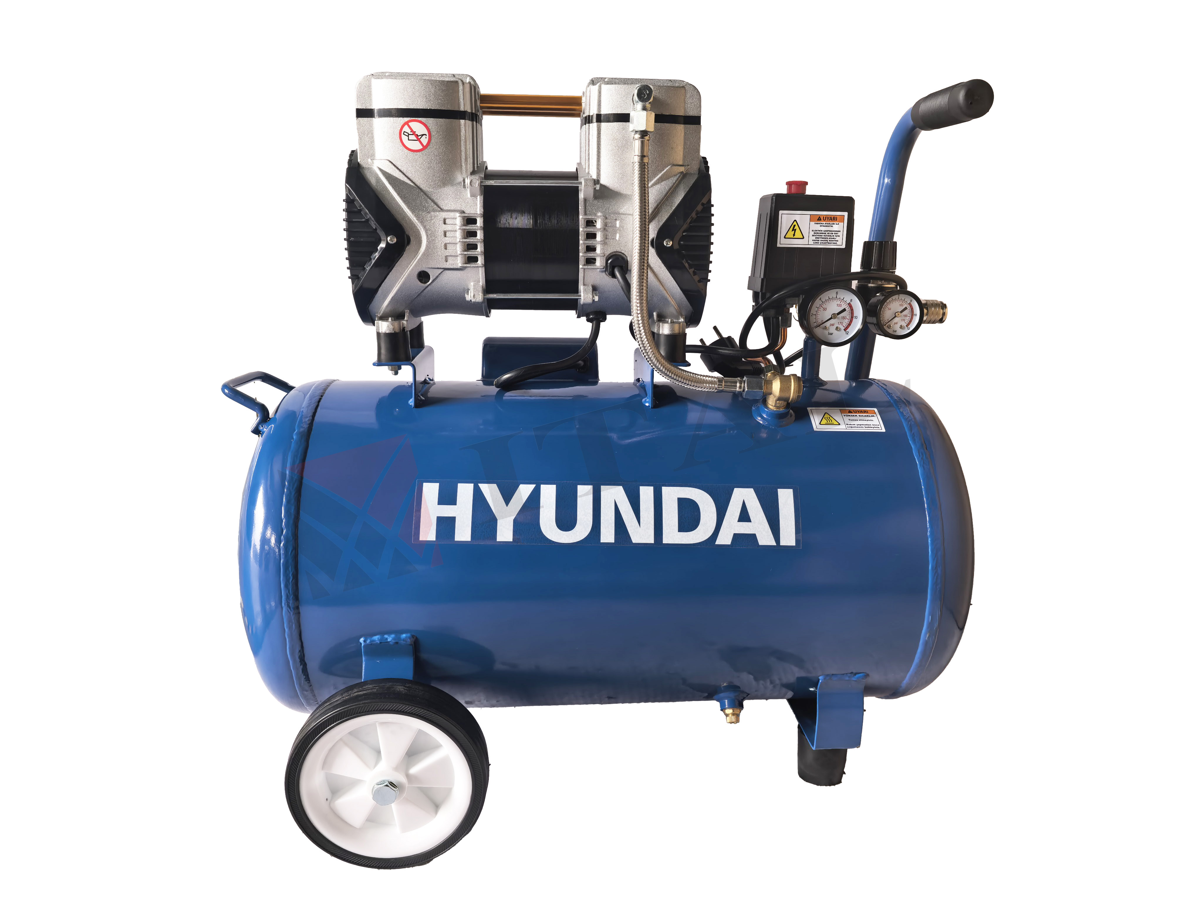 HYUNDAI KOMPRESÖR YAĞSIZ 50 LT - 2,0 HP
