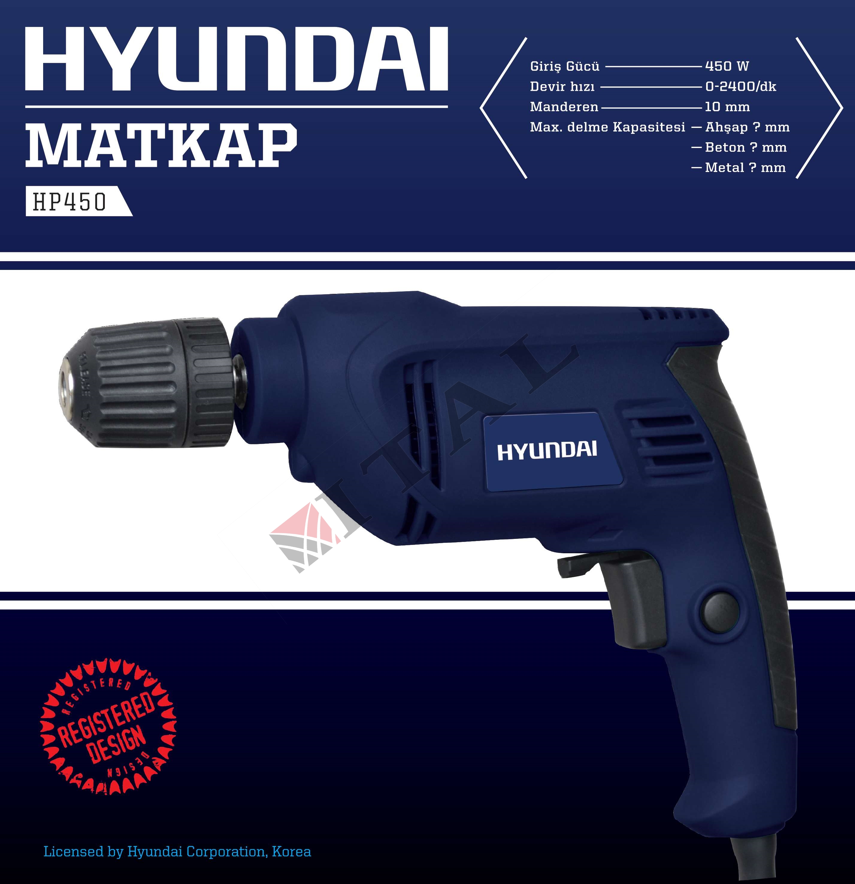 HYUNDAI MATKAP 450W