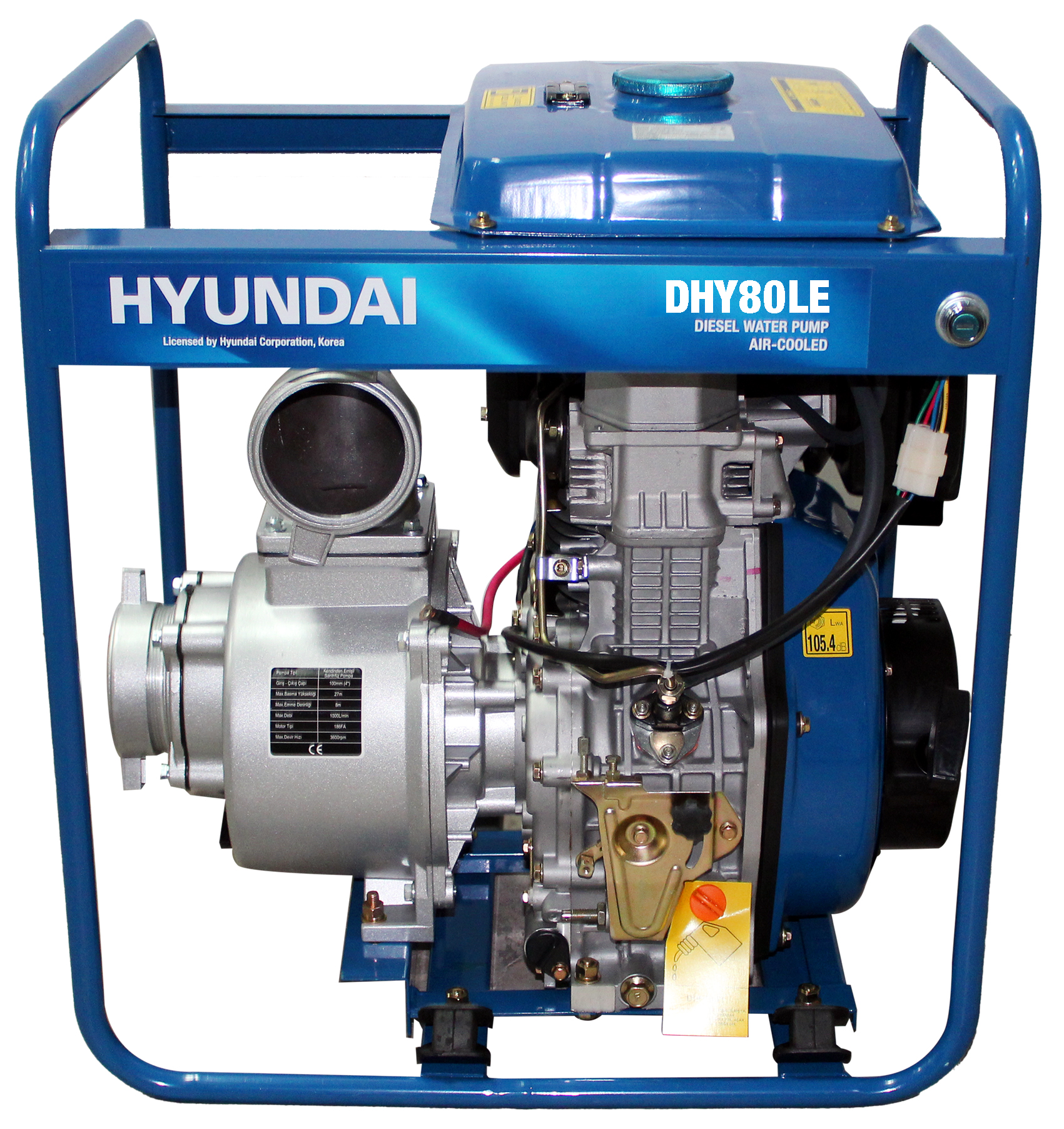 HYUNDAI SU MOTORU DİZEL 3£ MARŞLI B. DEPOLU