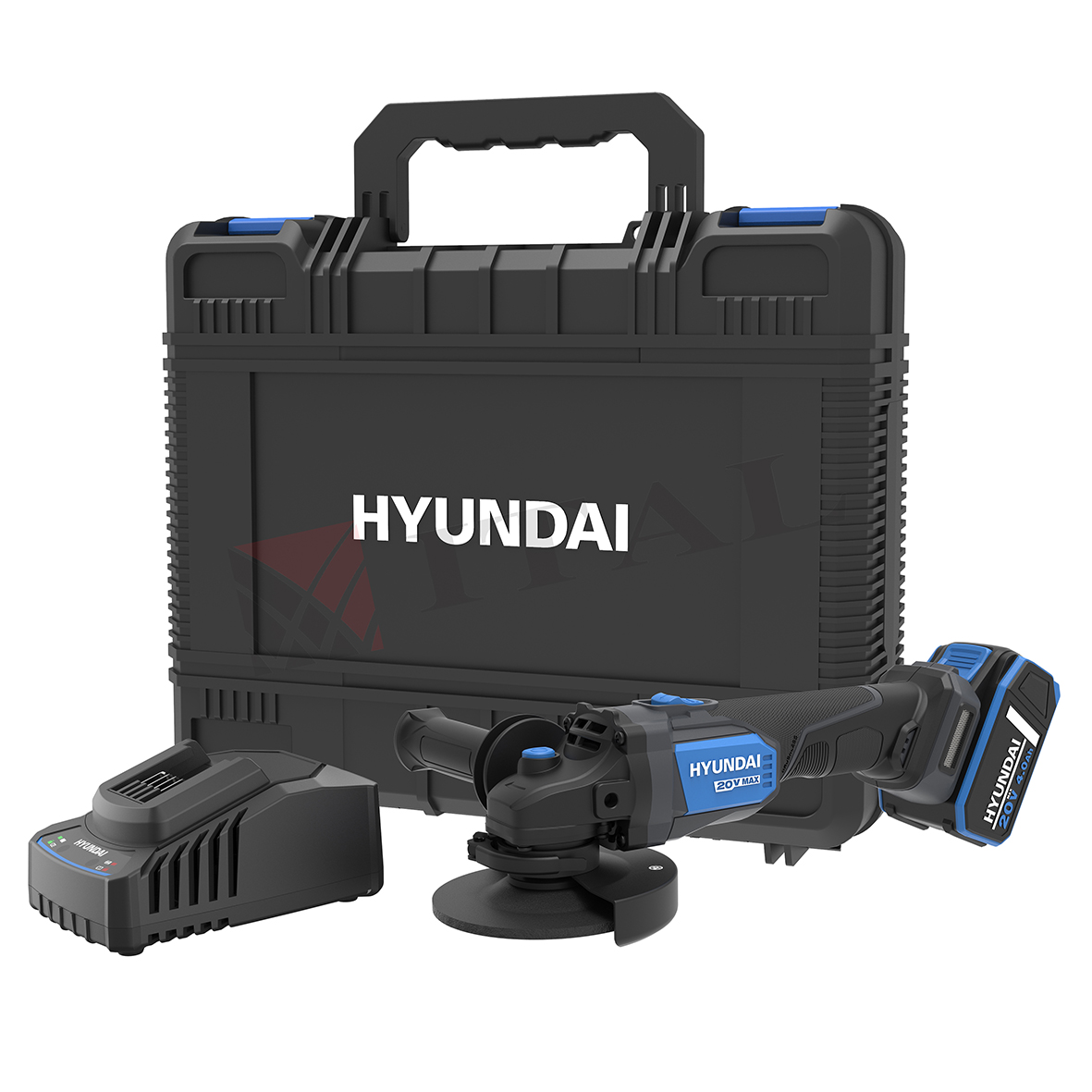 HYUNDAI AKÜLÜ TAŞLAMA- KÖMÜRSÜZ 125MM Ç.S. (1X4AH)