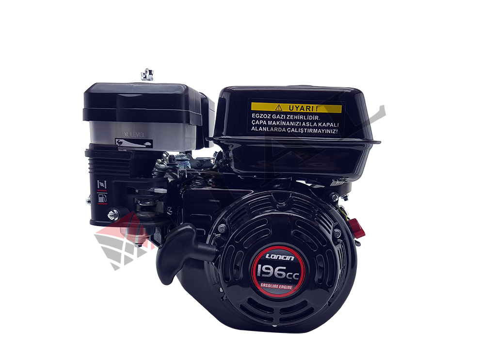LONCIN MOTOR BENZ 6.5HP YAT FREZELİ 25MM 196CC