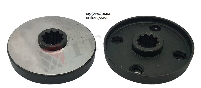 BIÇAK PULU STI. FS450/FS480 FREZELİ ALT 62MM YAN