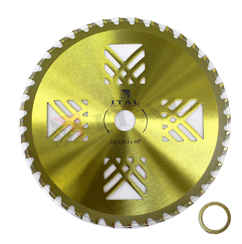 DAİRE TESTERE 40Tx25.4x255M PROFESYONEL GOLD pullu