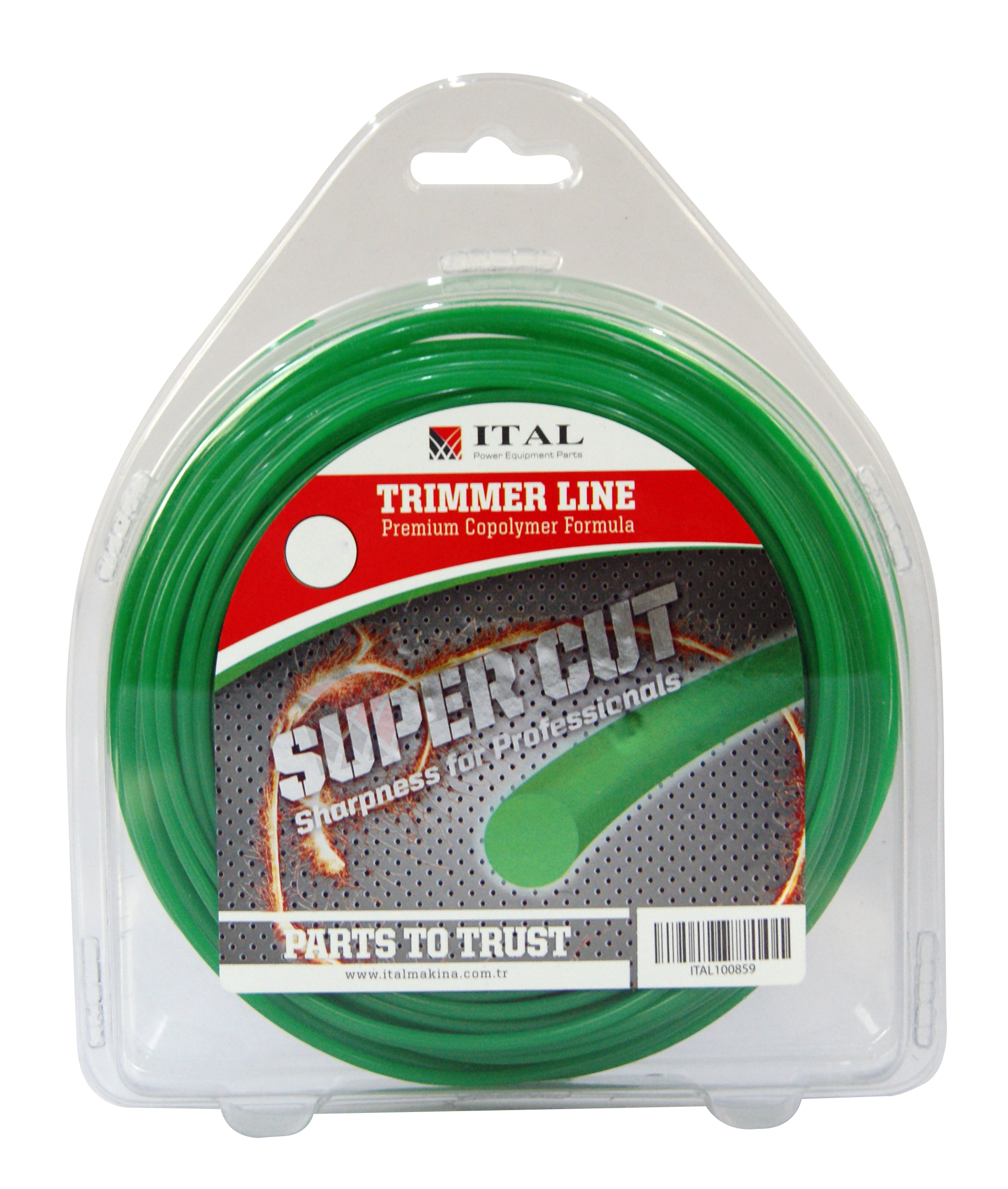 ITAL MİSİNA YUVARLAK SUPER CUT 3.0 mm 57 mt YEŞİL