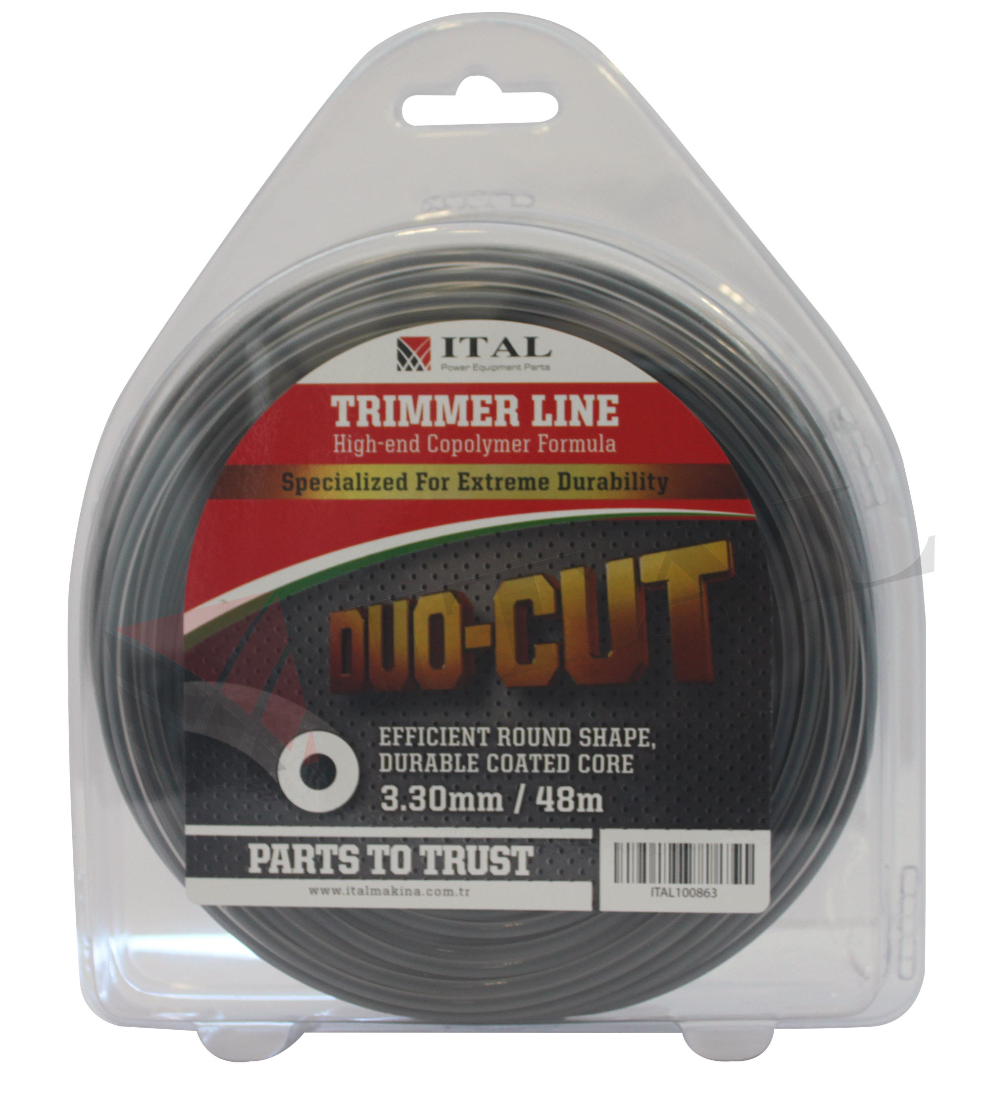 ITAL MİSİNA YUVARLAK TELLİ -DUOCUT 3.3 mm 48 mt