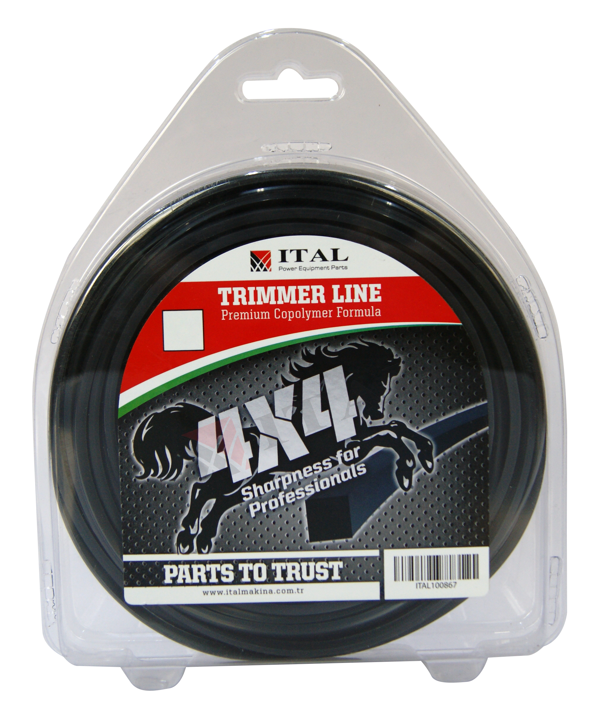 ITAL MİSİNA DÖRT KÖŞE 3.5 mm 36 mt SİYAH