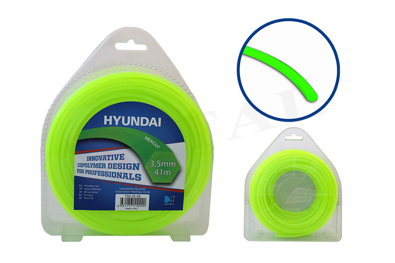 HYUNDAI MİSİNA 3.5mm 41m HEXCUT FOSFORLU YEŞİL