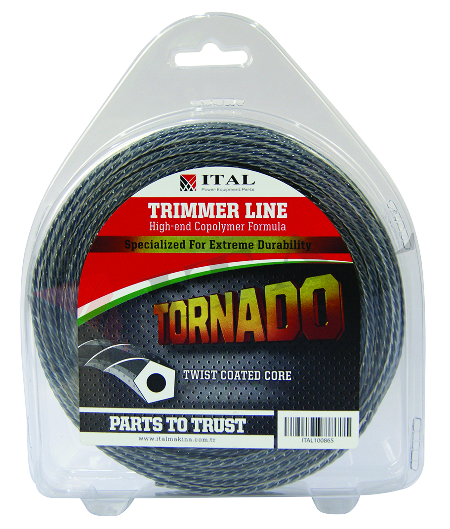 ITAL MİSİNA TORNADO 4.0mm 31MT BURGU GRİ
