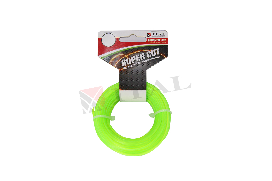 ITAL MİSİNA YUVARLAK 1.65 mm 15 mt YEŞİL