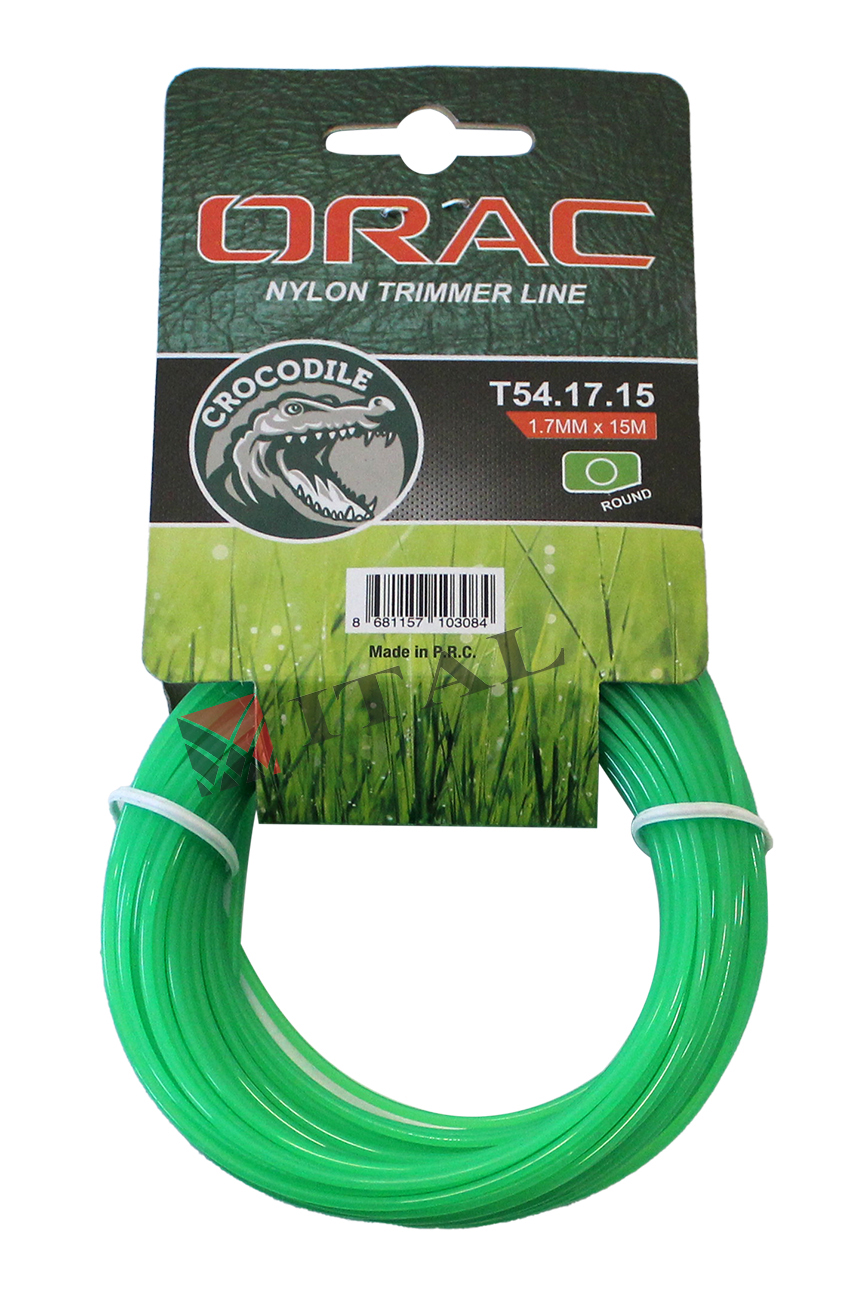 ORAC MİSİNA YUVARLAK 1.7 mm 15 m CROCODILE YEŞİL