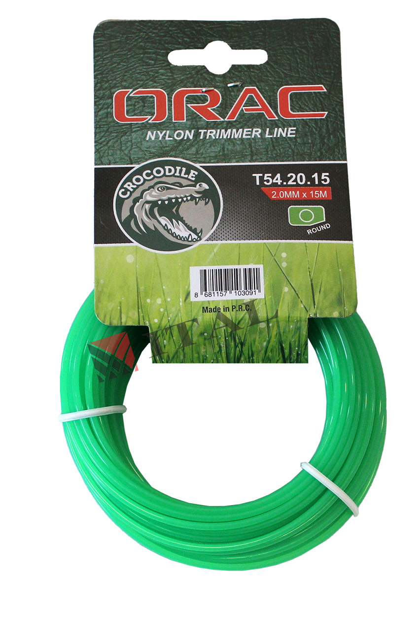 ORAC MİSİNA YUVARLAK 2.0 mm 15 m CROCODILE YEŞİL