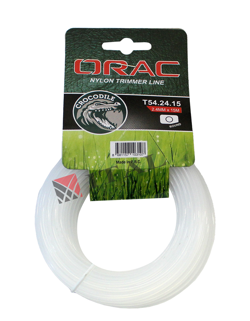ORAC MİSİNA YUVARLAK 2.4 mm 15 m CROCODILE BEYAZ