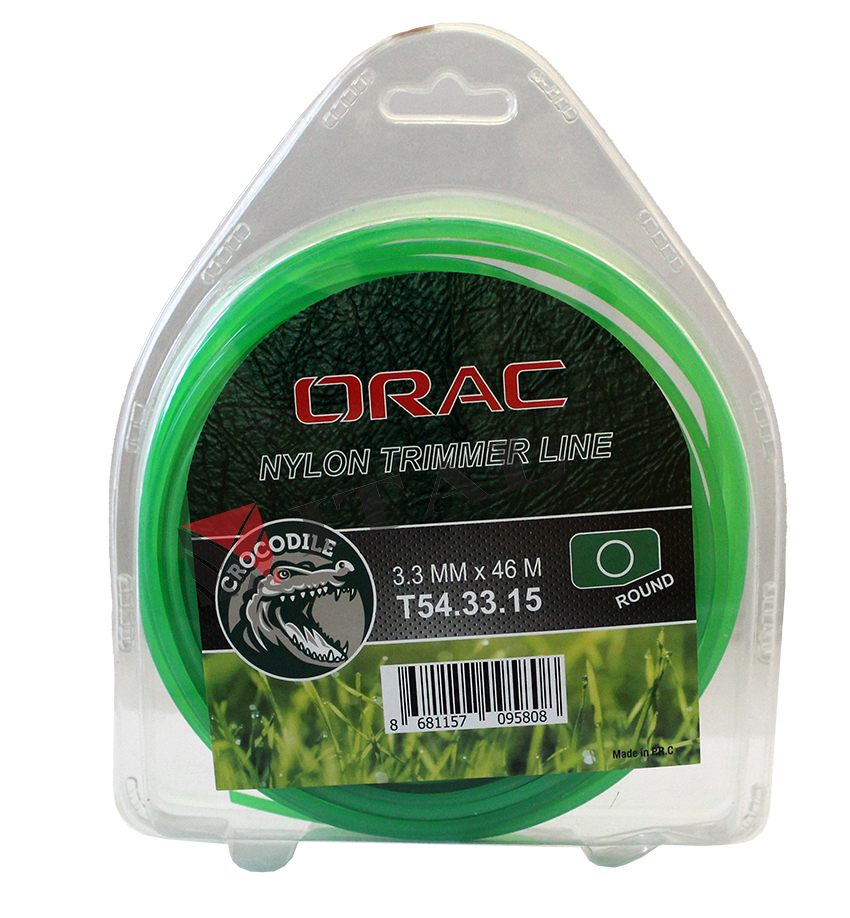 ORAC MİSİNA YUVARLAK 3.3 mm 46 M CROCODILE YEŞİL
