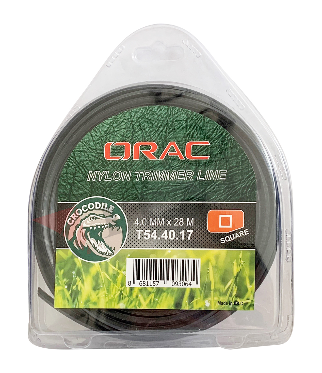 ORAC MİSİNA DÖRT KÖŞE 4.0 mm 28 M CROCODILE SİYAH