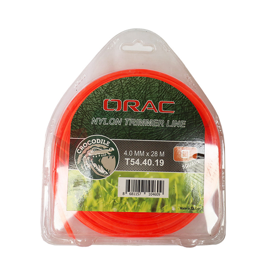 ORAC MİSİNA DÖRT KÖŞE4.0 mm 28 M CROCODILE TURUNCU